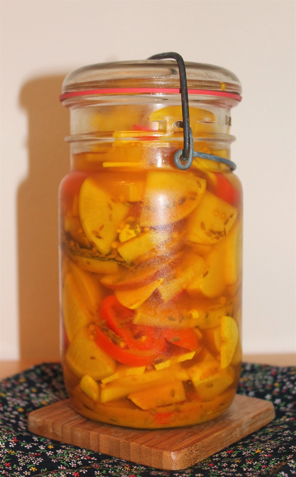 Savory Moments Hot and spicy refrigerator turnip pickles