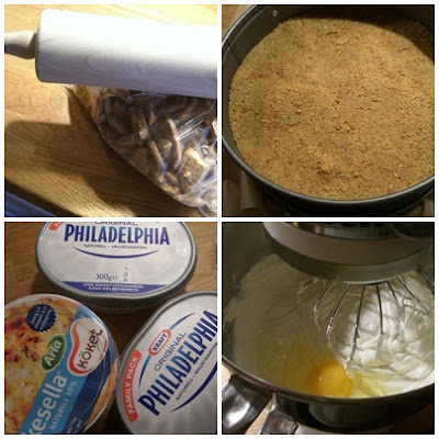 cheesecake - Leilas Chocolate swirl cheesecake