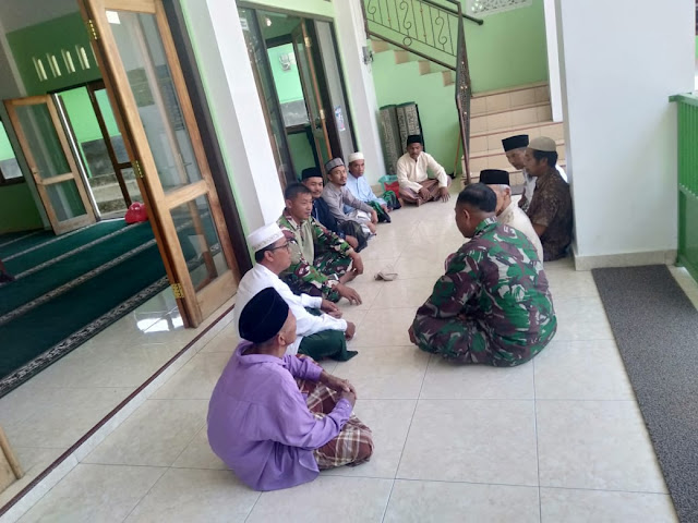 Silaturohmi Babinsa Wonosari Dengan Tokoh Agama