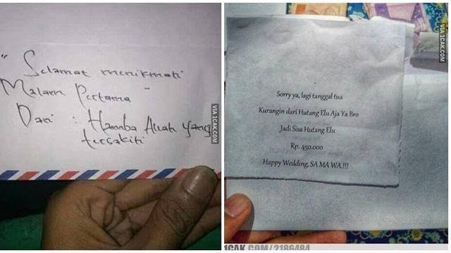 21 Kata Kata Lucu Di Amplop Pernikahan Contohsurat Pro