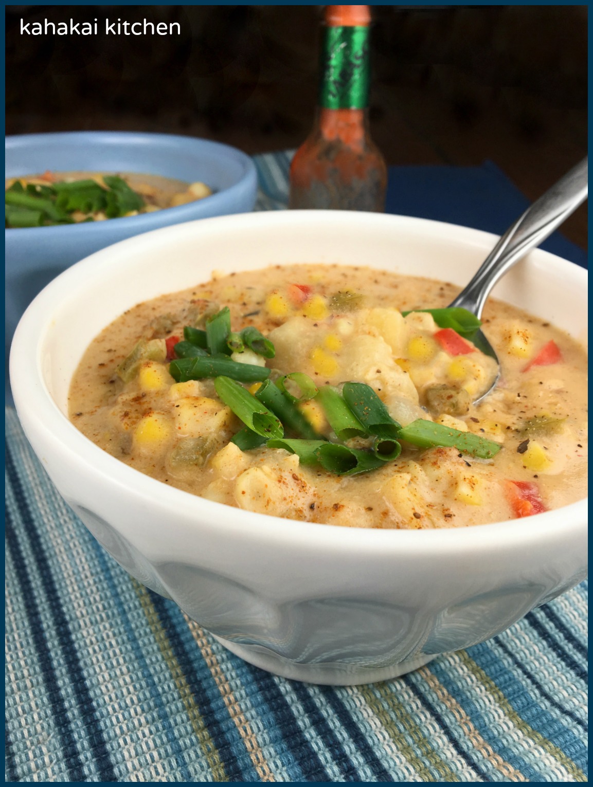 Kahakai Kitchen: Creole Corn Chowder: Smoky, Spicy and Creamy (& Vegan ...