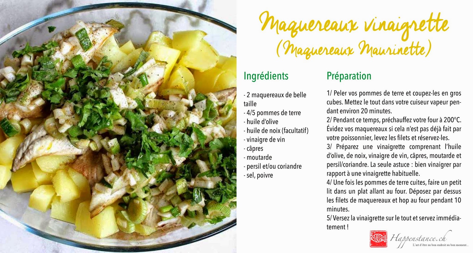 Maquereaux vinaigrette