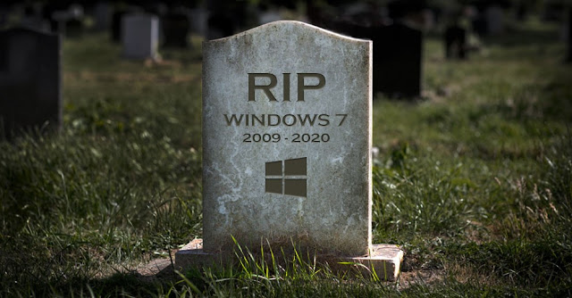 Microsoft está oficialmente aposentando o Windows 7.