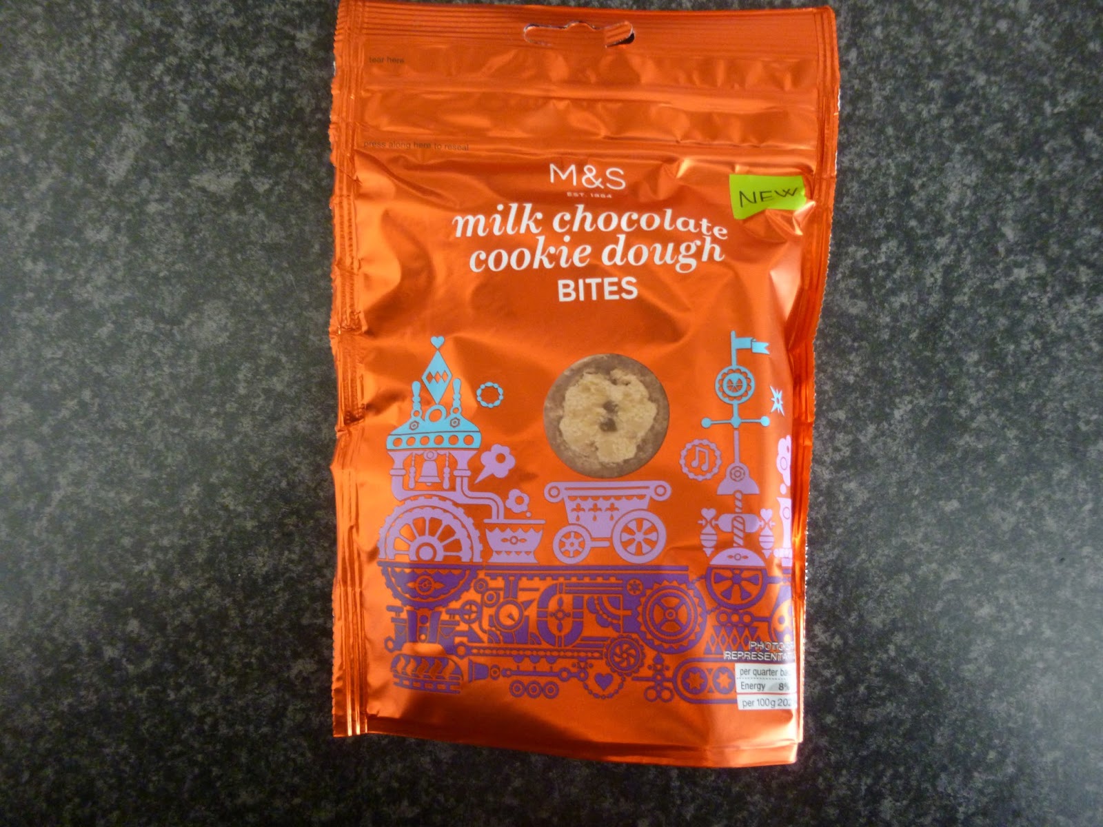 Marks & Spencer Food Reviews M&S Milk Chocolate Cookie Dough Bites