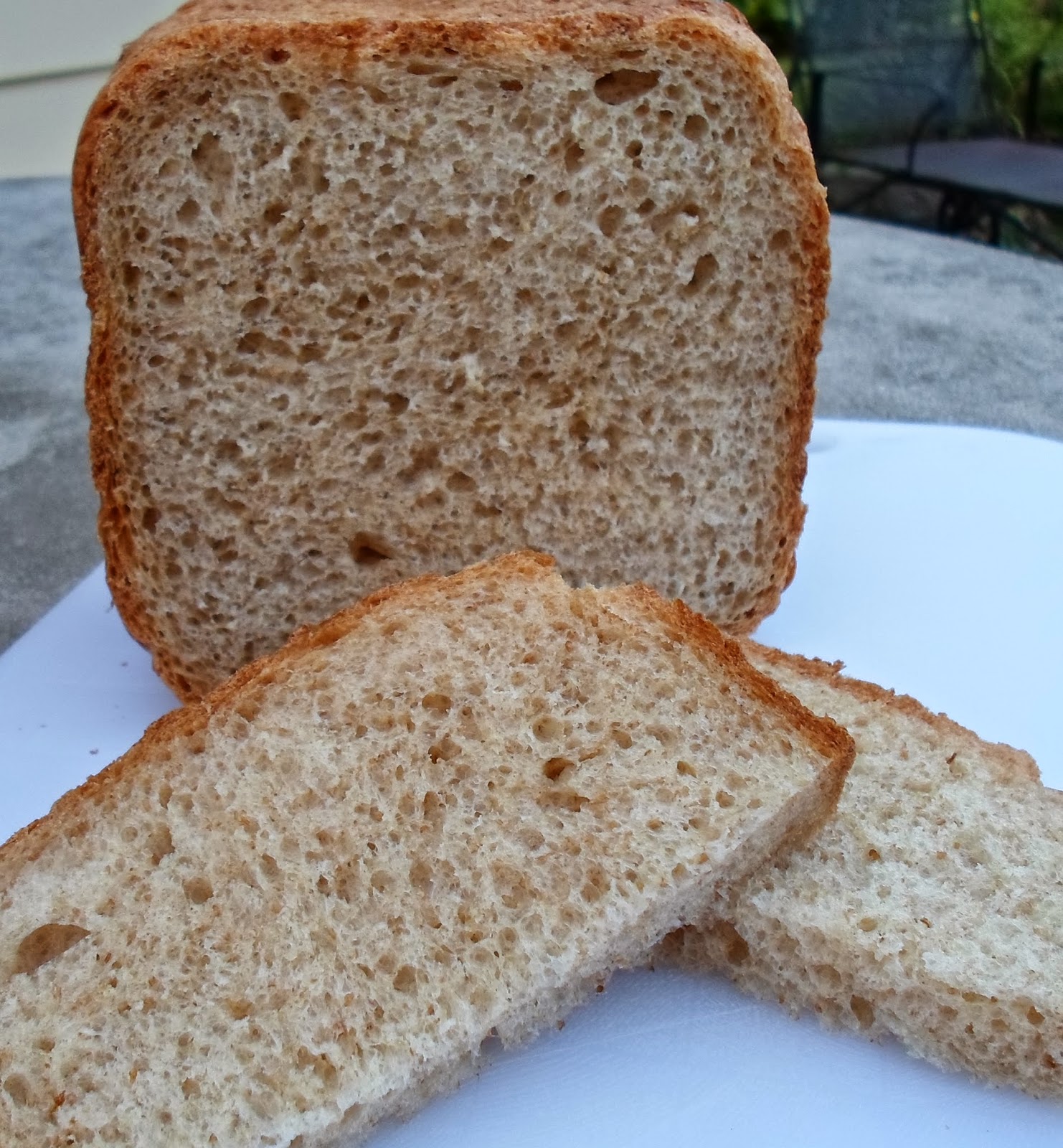 Happier Than A Pig In Mud: Easy Whole Wheat Bread-Bread Machine Recipe