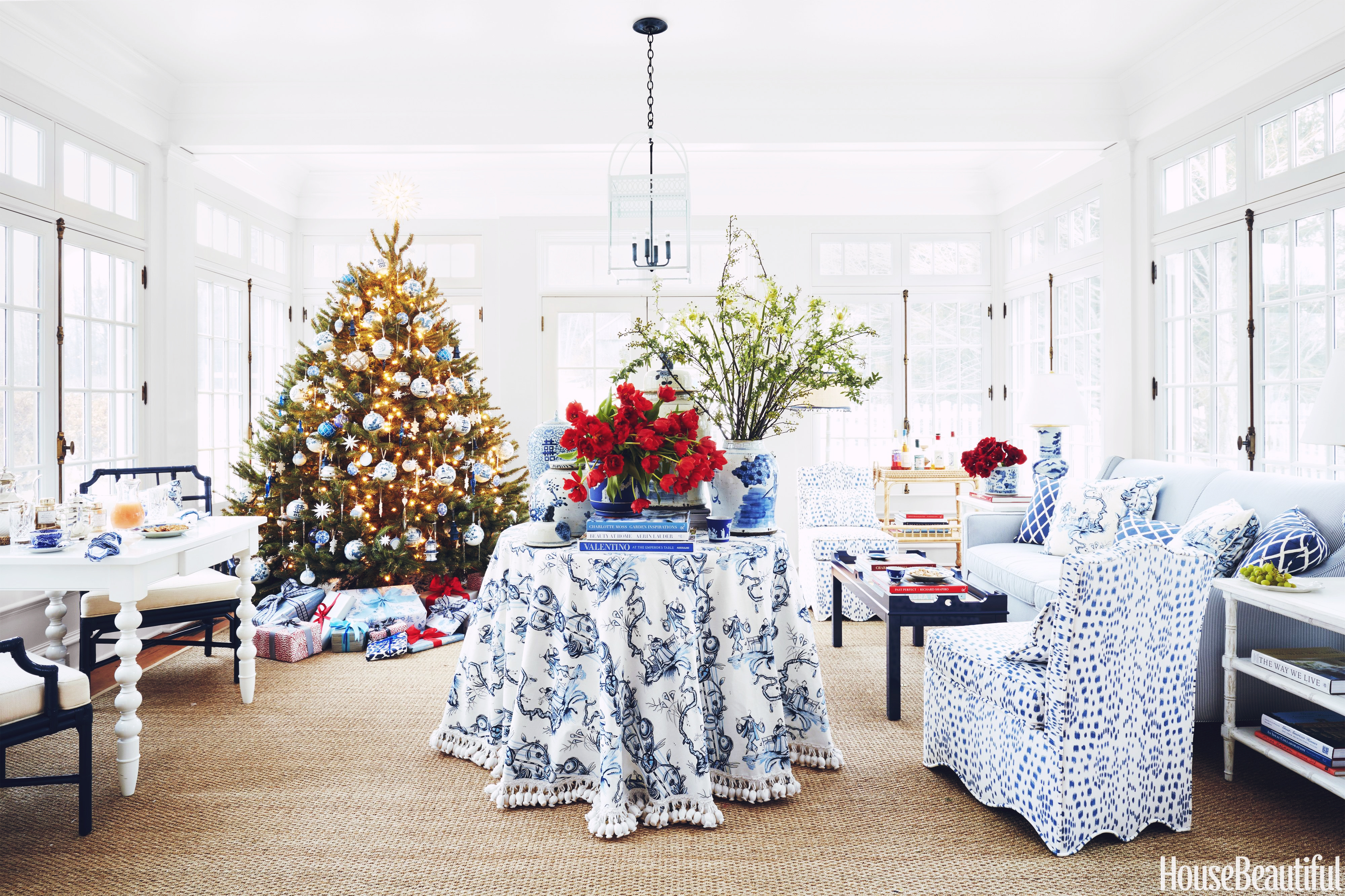 Holiday Inspiration: A Very Southern Christmas in a Connecticut Home Designed by Jenny Wolf Interiors