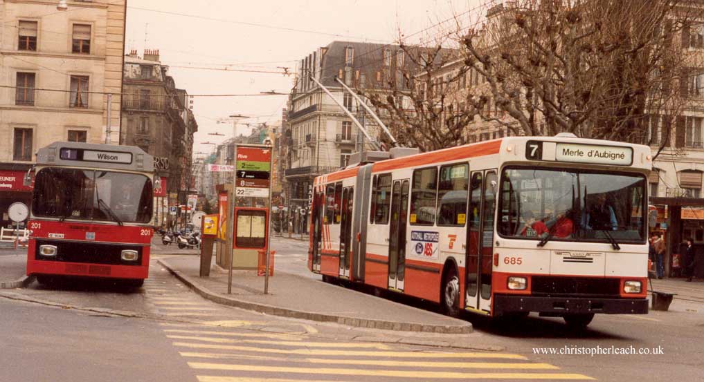Busworld Photography Geneva; New Years Day 1989