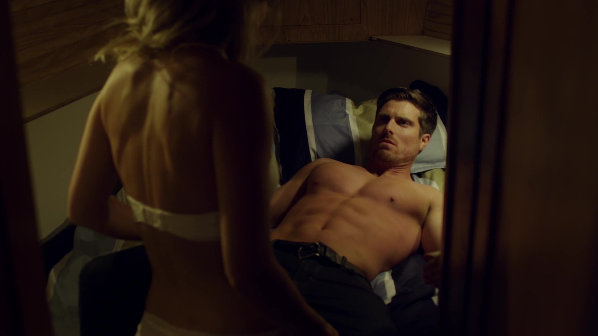 Marcus Rosner shirtless in Infidelity In Suburbia 