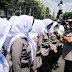 Pasukan Asmaul Husna Polda Jatim Mampu Dinginkan Demo Tolak Omnibus Law