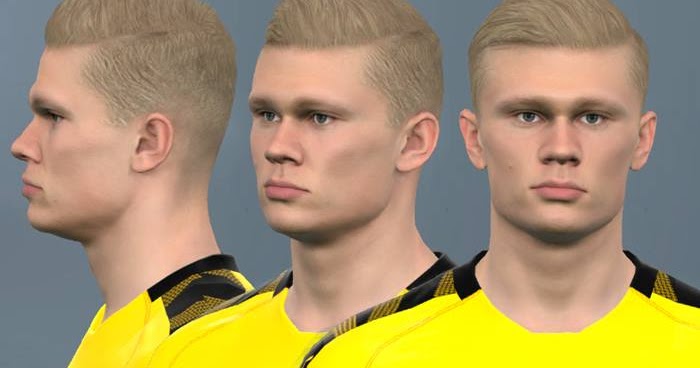 Erling Haaland New Face V2 - PES 2017 - PES Patches