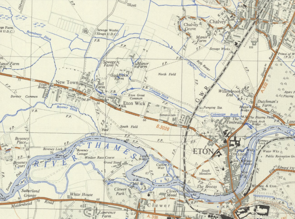 Eton Wick History Some Maps of Eton Wick