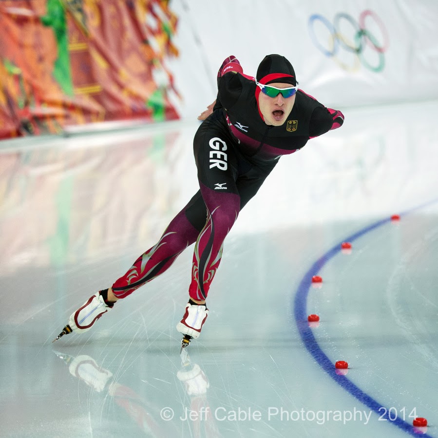Jeff Cable's Blog Speed Skating Photographing the 10,000 meter race