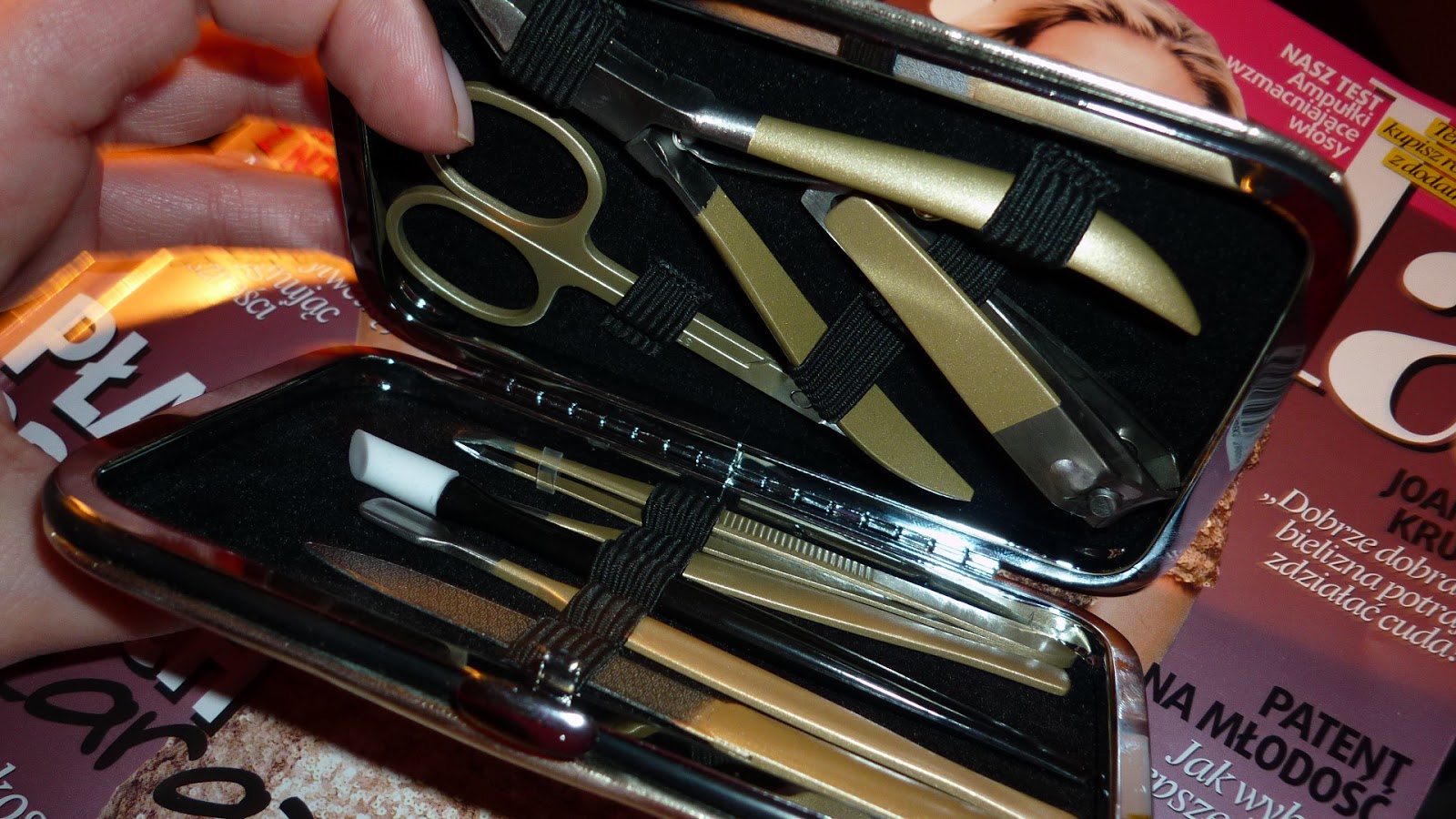 Kuferek Kosmetyczny Luxury Manicure Kit Zestaw Do Manicure Luxury
