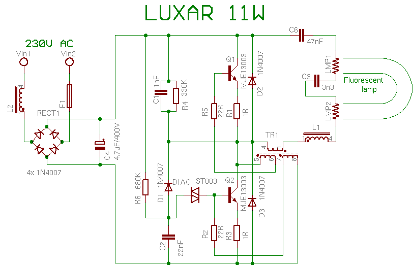ELECTRONICS TRICKS AND TIPS: luxar 11w CFL BULB REPAIRING TIPS