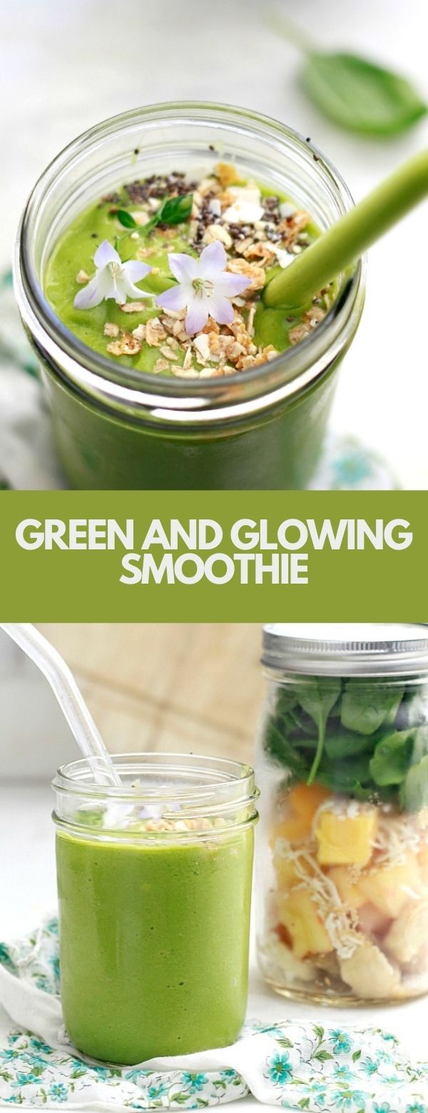 GREEN AND GLOWING SMOOTHIE