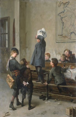 Tableau de Jean Geoffroy, Musée National de l'Education à Rouen