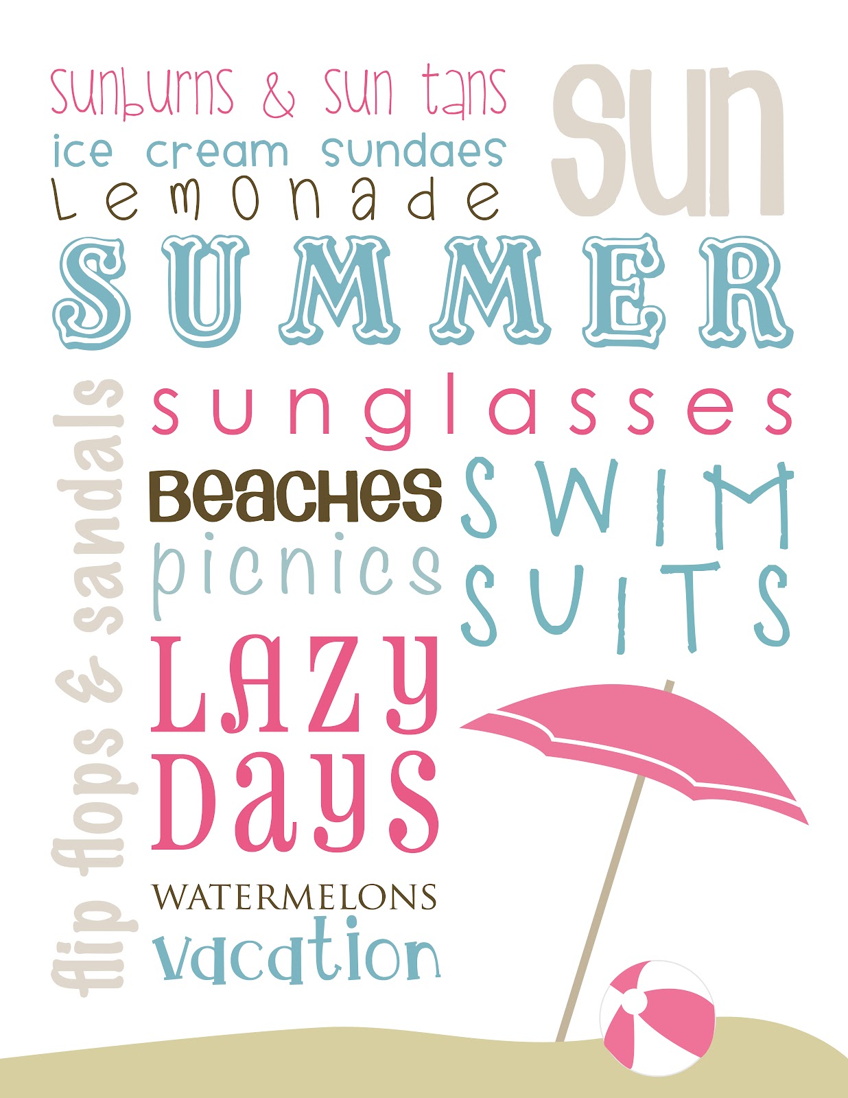 McKissick Creations: Free Wall Art - Summer