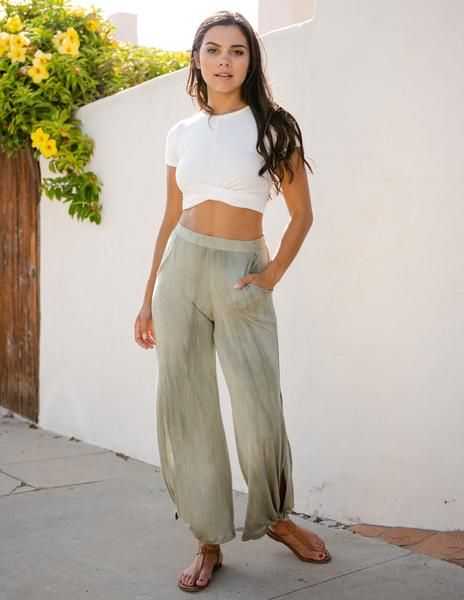 Blue Print Bohemian Style Baggy Pants | Wholesale Boho Clothing