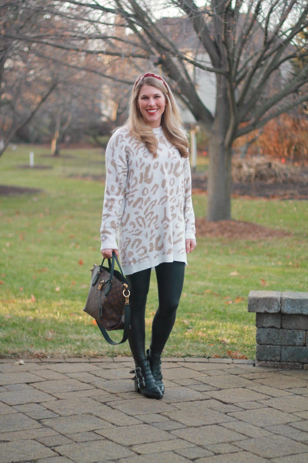 Neutral Leopard Sweater & Confident Twosday Linkup - I do deClaire