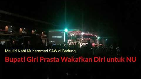 Bupati Badung Giri Prasta Wakafkan Diri untuk NU