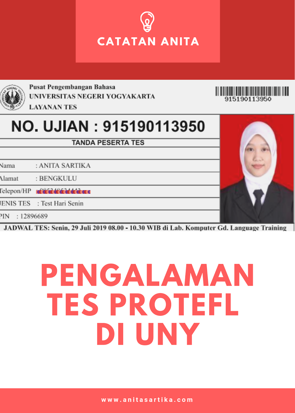 Pengalaman Tes Protefl Di Uny