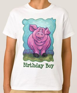 AP Pig Bday Boy Tshirt
