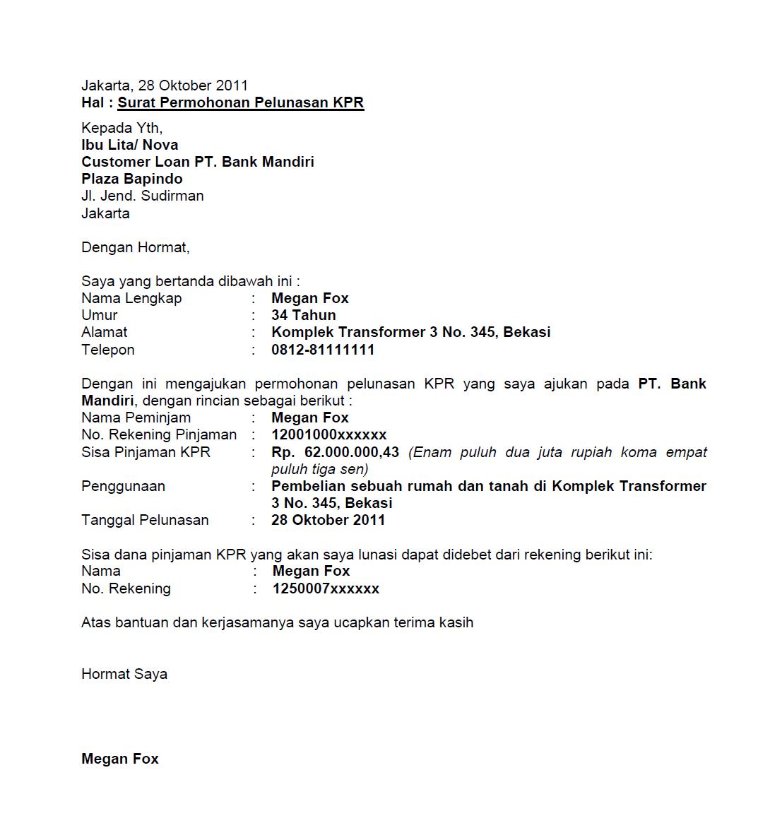 Contoh surat keterangan kerja untuk kpr wood scribd indo