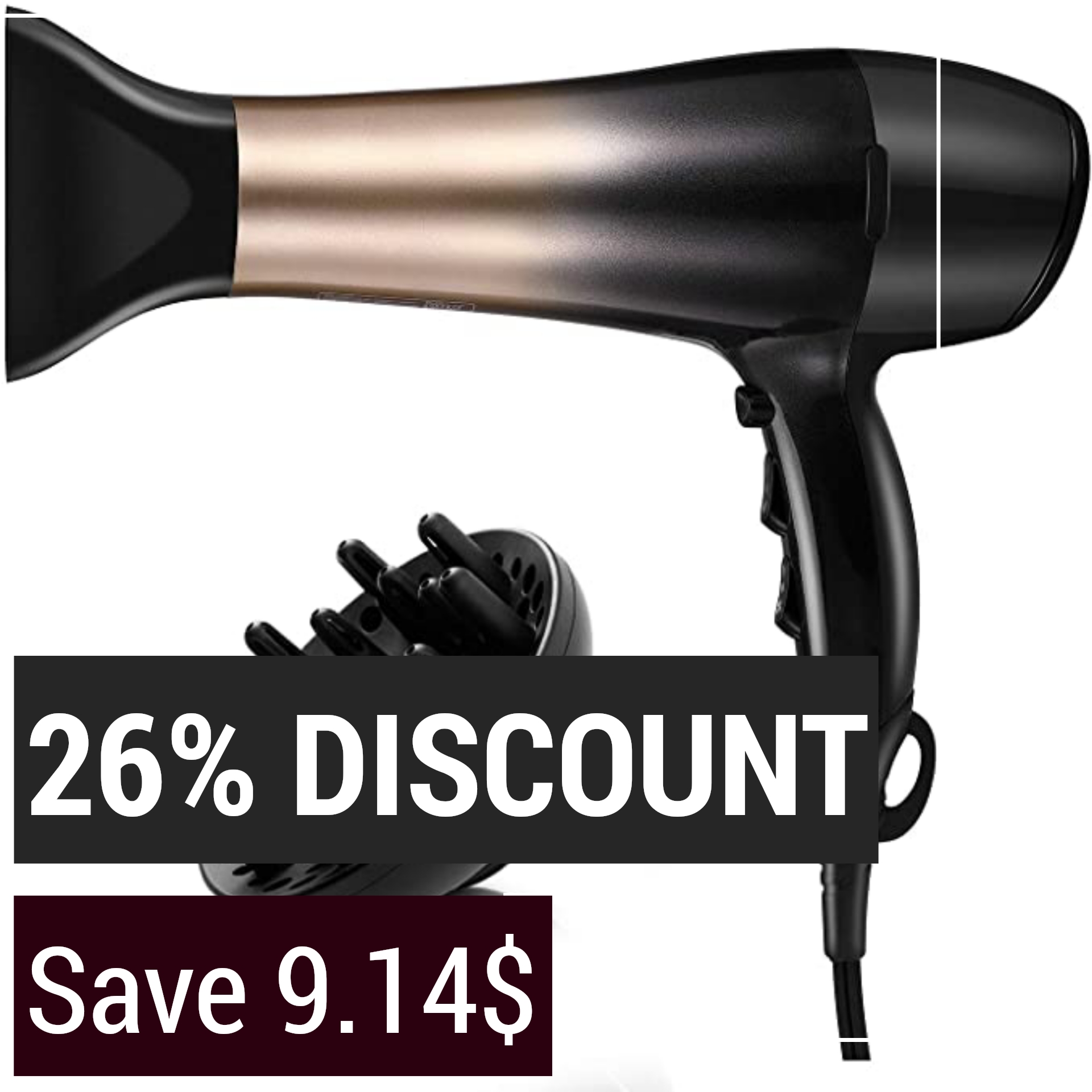 discount on KIPOZI 1875W Hair Dryer, Nano Ionic Blow Dryer Professional