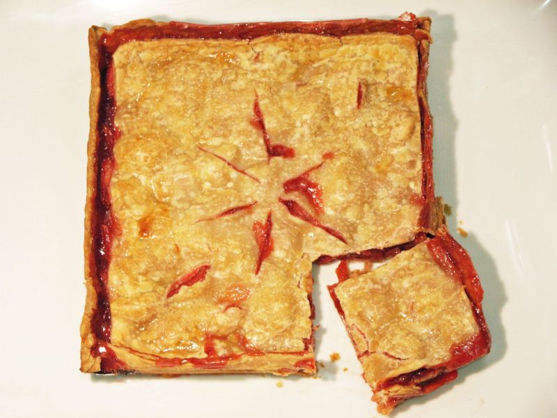 Moveable Feasts Strawberry Slab Pie