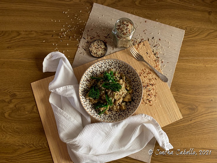 Arroz Salvaje con Bimi y Pollo Ras el-Hanout | La Mesa arroz-salvaje-mesa