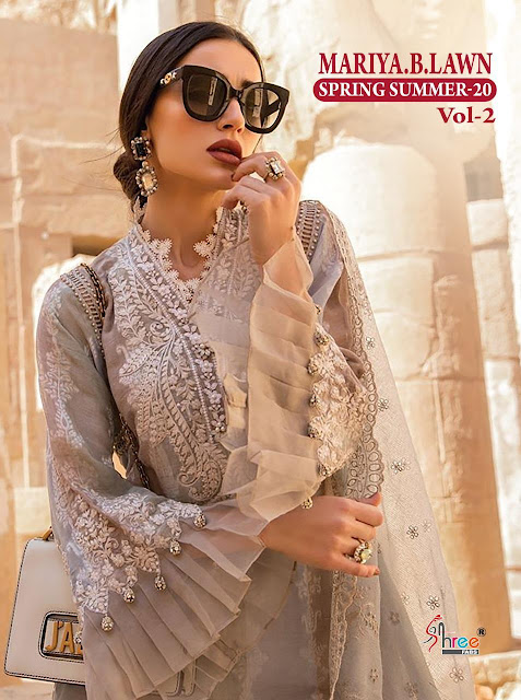 Shree fab Mariya B lawn Spring Summer 20 vol 2 pakistani Suits