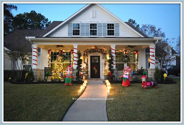 From My Front Porch To Yours: Cottage Farmhouse Christmas Porch 2019