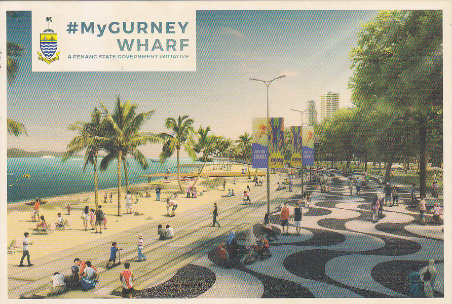 Postcard A La Carte Malaysia Rukun Negara Stamped Postcards