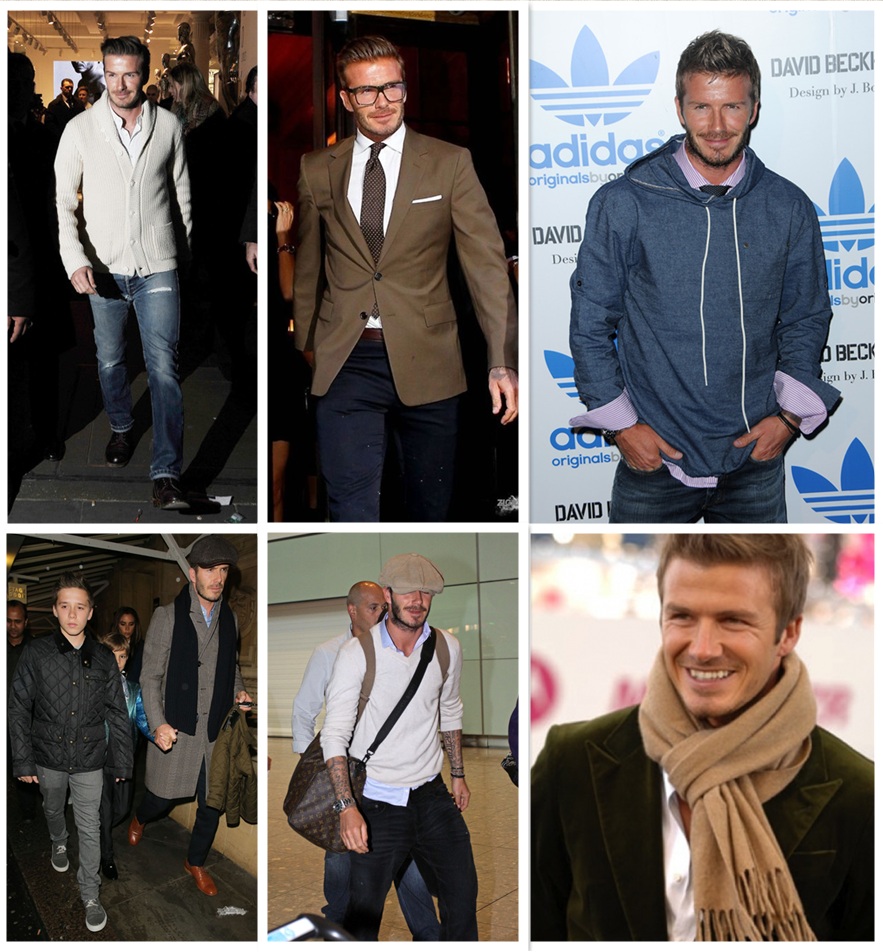 Beckham luce su diadema en Madrid