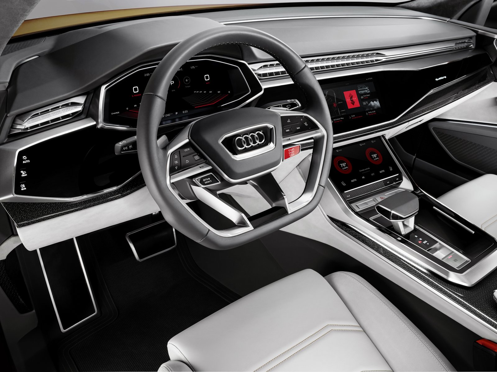 Audi Q8 Sport Concept Headed To Google I O With Android