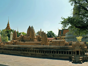 Model of the Temples of Angkor in the Royal Palace in Phnom Penh