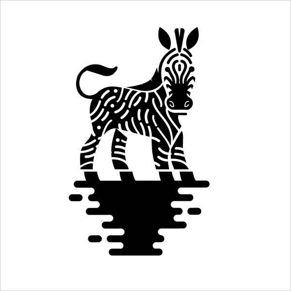 Negative Space Logo Design - 40 Contoh Desain Logo Negative Space - 40