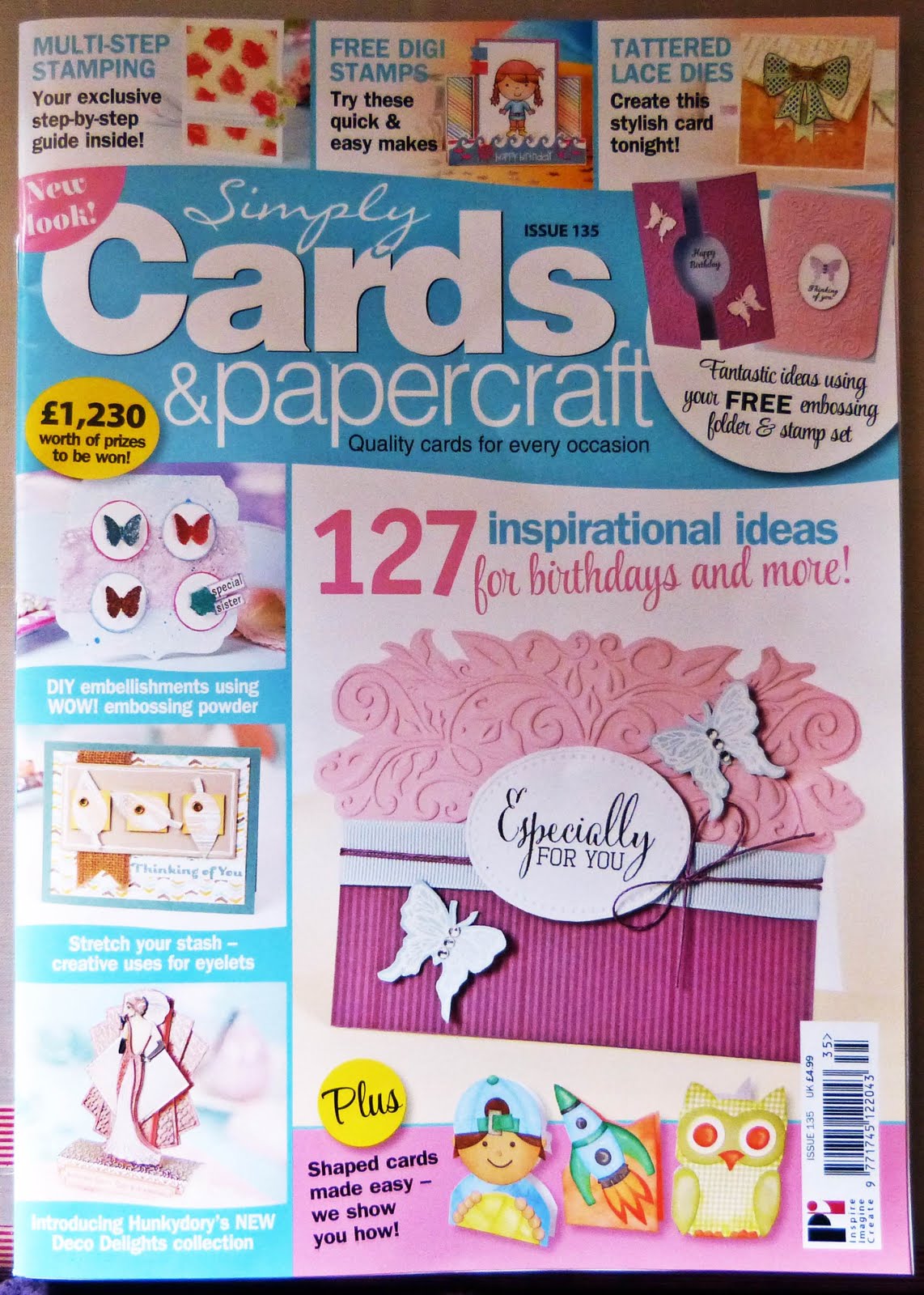 Published Simply Cards & PaperCrafts 135