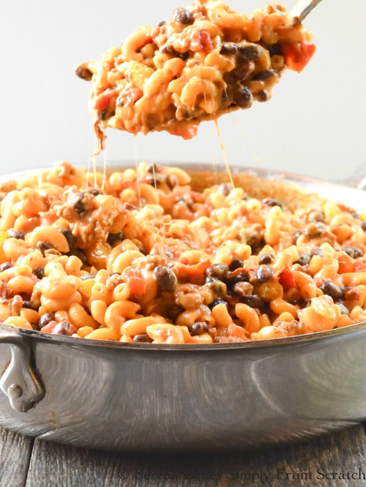 One Pot Chili Mac And Cheese Serena Bakes Simply From Scratch
