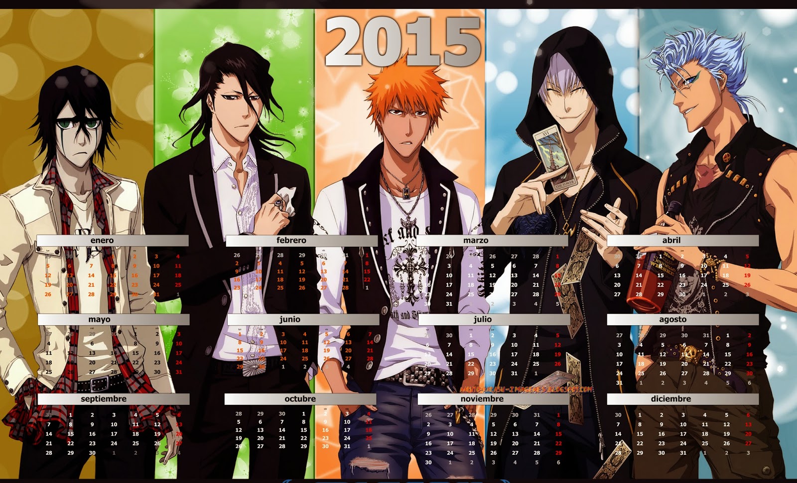 calendario bleach 2015