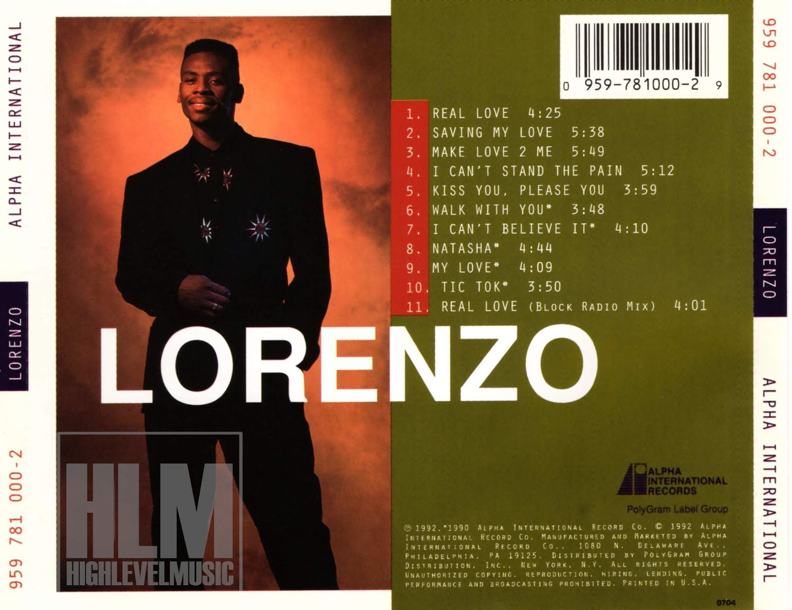 highest level of music: Lorenzo - Lorenzo-(Album_CD)-FLAC-1992-hlm