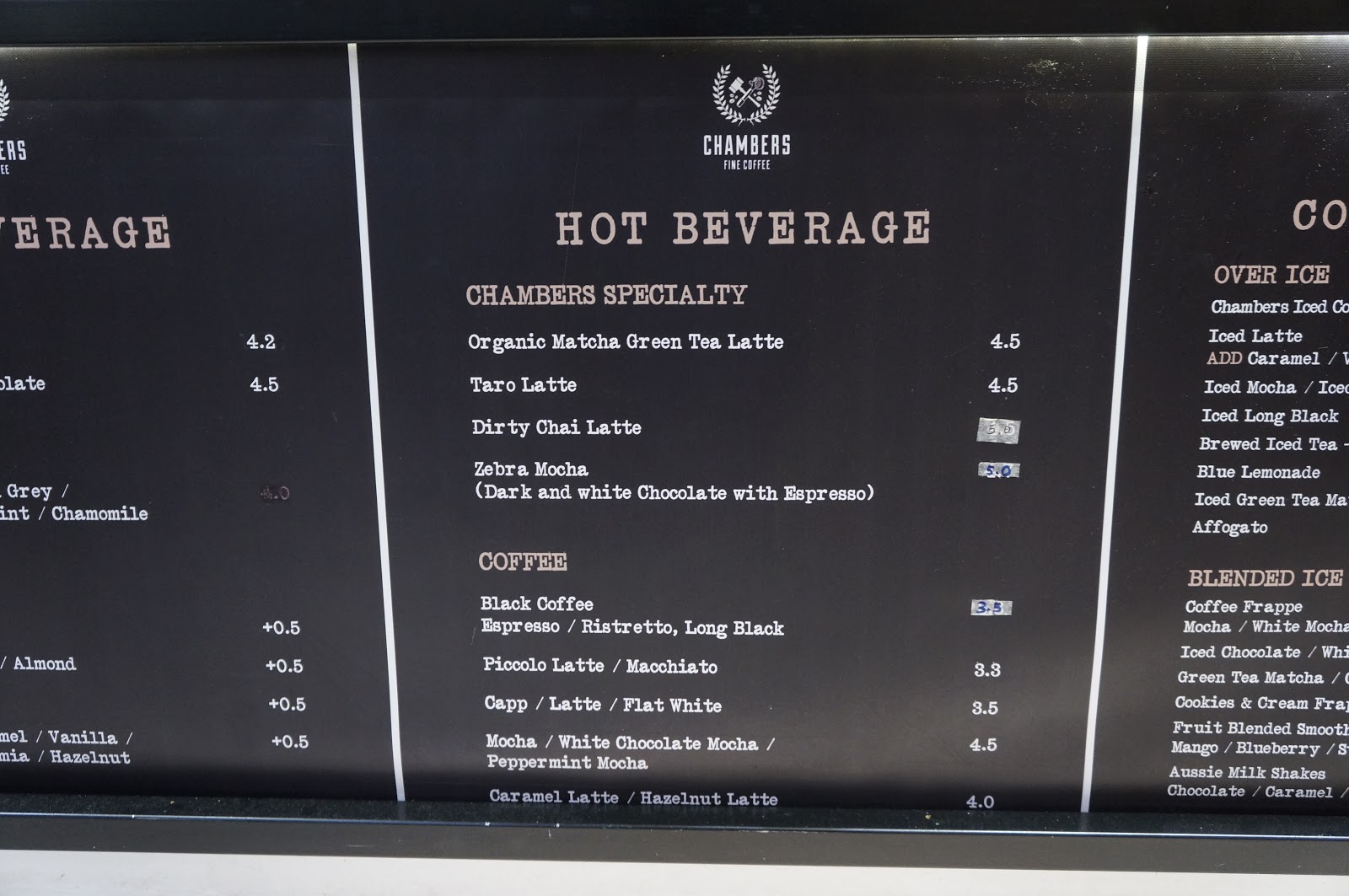 Weekend Food Escapes Chambers Fine Coffee, Top Ryde