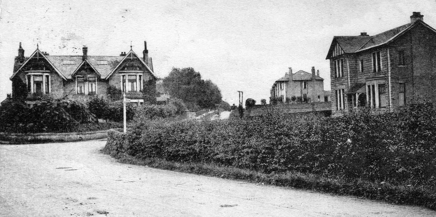 Tour Scotland: Old Photograph Station Road Bishopton Scotland