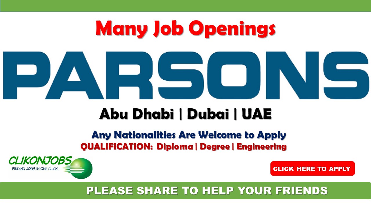 jobs Parsons Recruiting Now 2017 UAEKSAQatarUSACanada jobi club