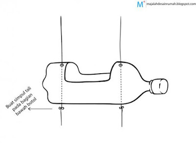 Membuat Pot Dari Botol Bekas 
