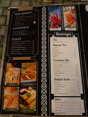 Aneka menu makanan ringan di Sky Garden Cafe and Resto by Susan Spa and Resort