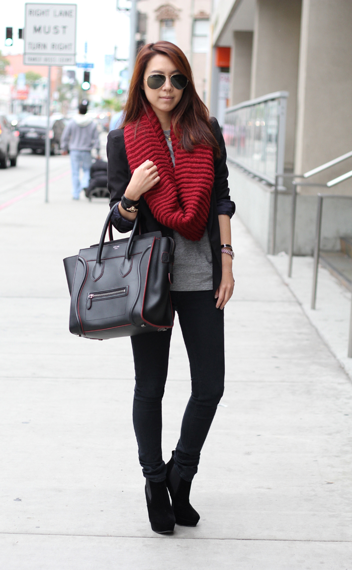 Fashion & Style Red scarf