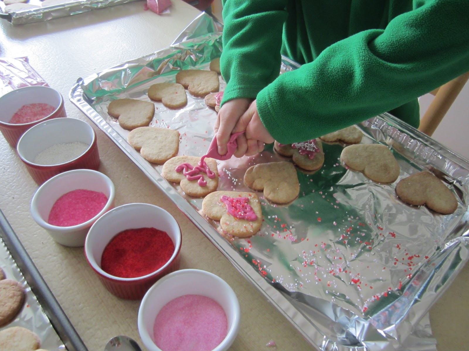 The Full Plate Blog sweet heart cookies