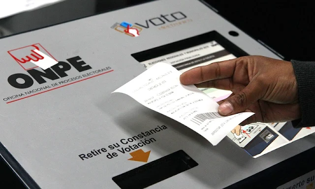 ONPE: Voto electrónico