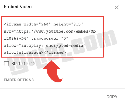 Tutorial Mengambil Kode Embed Video Youtube Terbaru